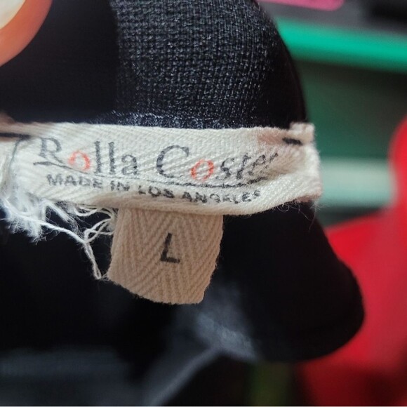 Rolla Coaster Sexy Fitted Black Dress - Picture 3 of 4